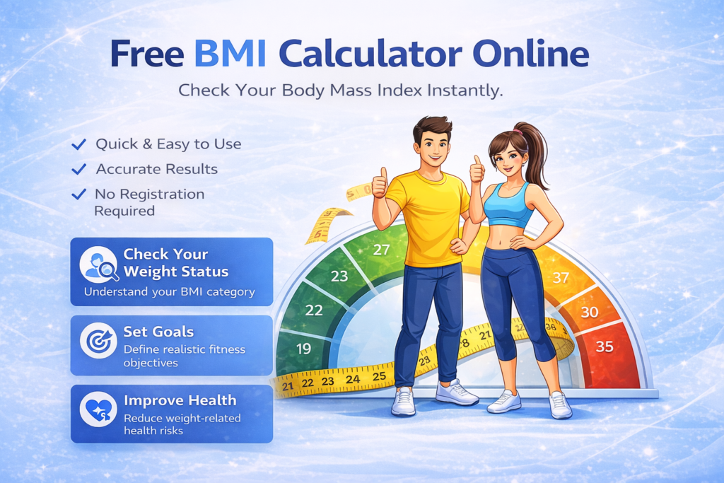 bmi calculator chart showing underweight normal overweight and obese ranges